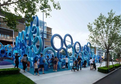 ابتكار الألياف الزجاجية في التجديد الحضري لشارع Shoukai LONG في بكين