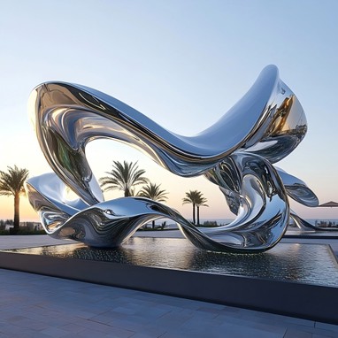 Modena steel sculpture Modena steel sculpture